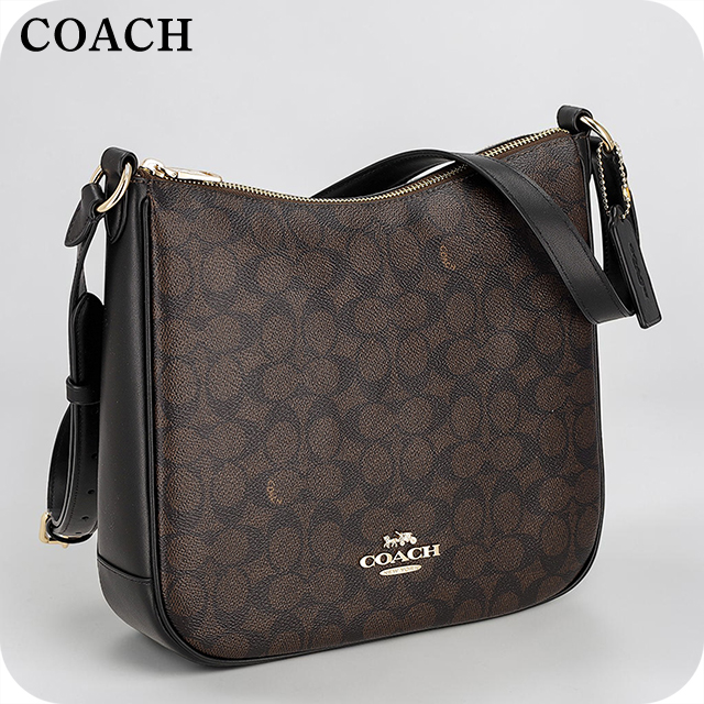 コーチ ショルダーバッグ レディース ブランド COACH Philippines CZ177 IMXAQ ダークブラウン/ブラック 斜めがけ 高級 おしゃれ プレゼント 女性 実用的 かわいい