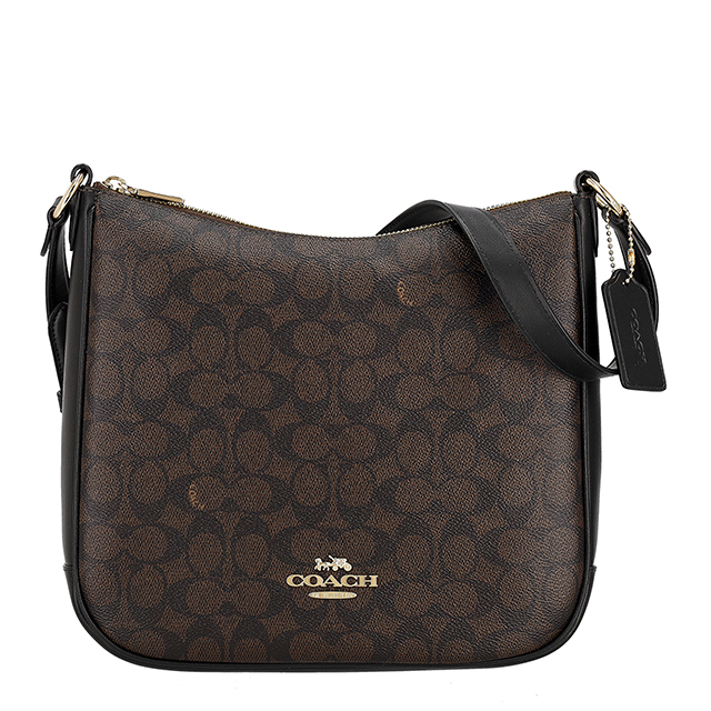 コーチ ショルダーバッグ レディース ブランド COACH Philippines CZ177 IMXAQ ダークブラウン/ブラック 斜めがけ 高級 おしゃれ プレゼント 女性 実用的 かわいい_1
