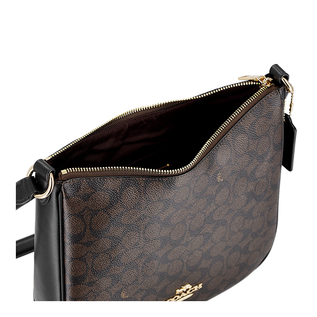 コーチ ショルダーバッグ レディース ブランド COACH Philippines CZ177 IMXAQ ダークブラウン/ブラック 斜めがけ 高級 おしゃれ プレゼント 女性 実用的 かわいい_4