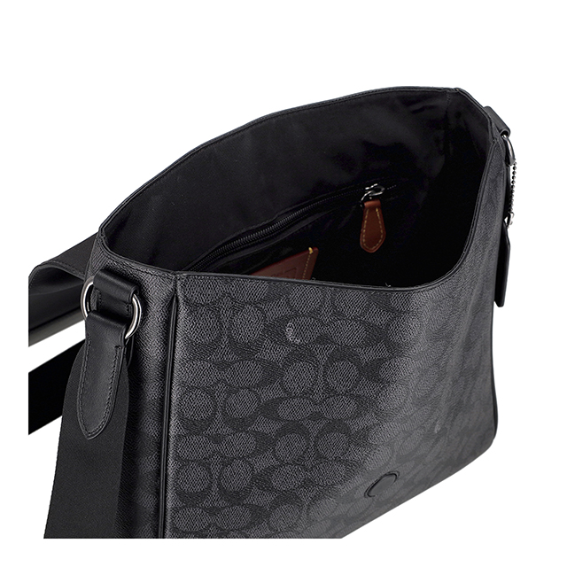 コーチ ショルダーバッグ メンズ ブランド COACH Philippines CZ399 QBMI5 ブラック/チャコール 斜めがけ ブランド 高級 おしゃれ プレゼント 男性 実用的 かっこいい_4