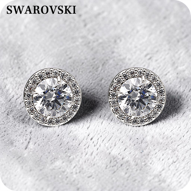 スワロフスキー ピアス レディース ブランド名 SWAROVSKI スタッド 両耳用 5648993 しろがね色 付属品