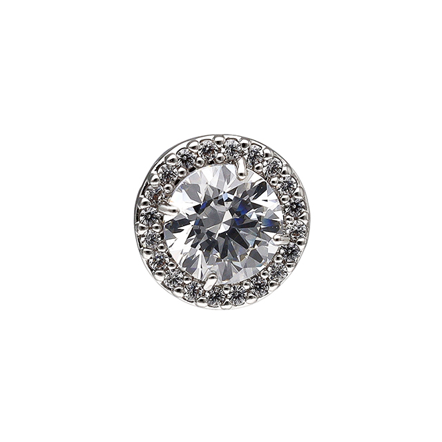 スワロフスキー ピアス レディース ブランド名 SWAROVSKI スタッド 両耳用 5648993 しろがね色 付属品