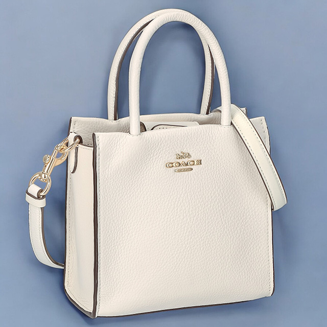 コーチ ハンドバッグ レディース ブランド COACH レザー 5692 IMCHK 1 ホワイトの通販は