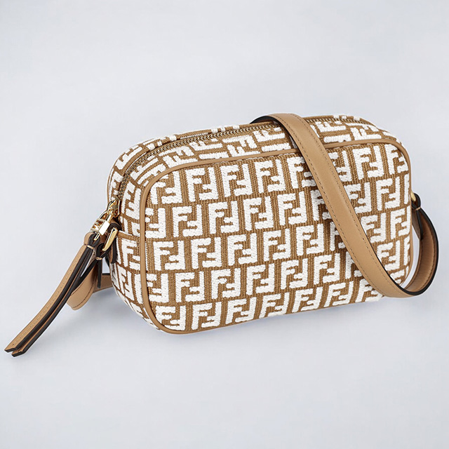 フェンディ ショルダーバッグ レディース ブランド FENDI 8BS0770APZQ F1MB1 ブラウン/ホワイト