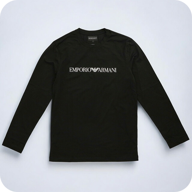 エンポリオ・アルマーニ Tシャツ メンズ ブランド EMPORIO ARMANI 8N1TN81JPZZ 0021 M ブラックの通販は