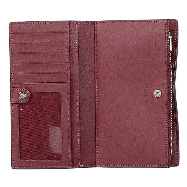 コーチ 長財布 メンズ レディース ブランド COACH C8329 SVC0X ブライトバイオレット ピンク ウォレット 高級 おしゃれ プレゼント 実用的_3