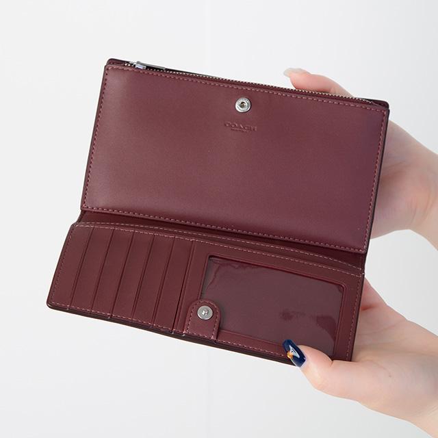 コーチ 長財布 メンズ レディース ブランド COACH C8329 SVC0X ブライトバイオレット ピンク ウォレット 高級 おしゃれ プレゼント 実用的_4