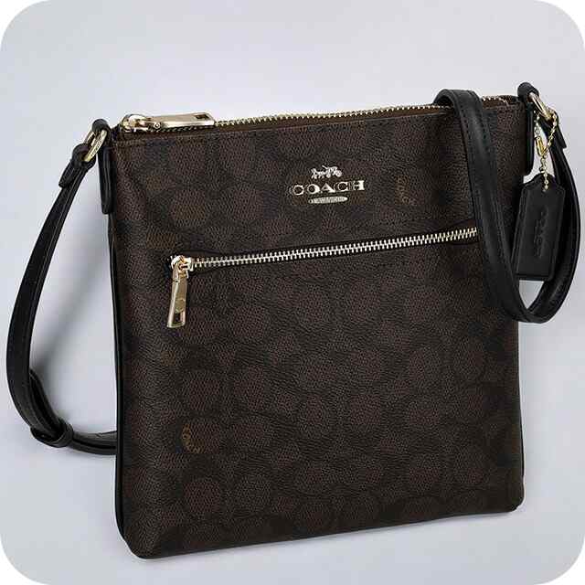 コーチ ショルダーバッグ レディース ブランド COACH シグネチャー CW325 IMXAQ 1 ウォルナット/ブラックの通販は