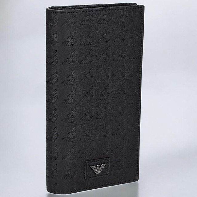 エンポリオ・アルマーニ 長財布 メンズ ブランド EMPORIO ARMANI Y4R624YQ67I 80001 ブラックの通販は