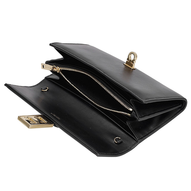 フェラガモ 長財布 レディース ブランド Ferragamo 220668CALF NER 775 132 ブラック_3