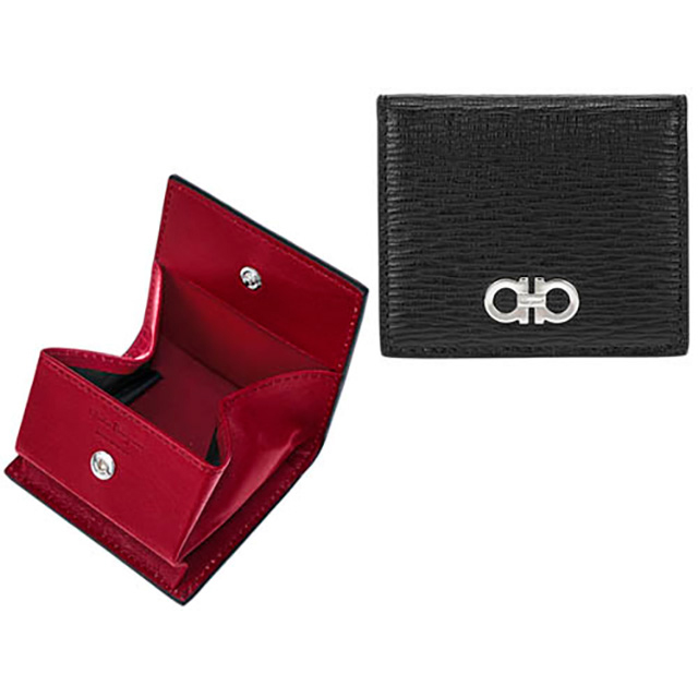 フェラガモ コインケース メンズ ブランド Ferragamo 66A137PEBBLE NE  