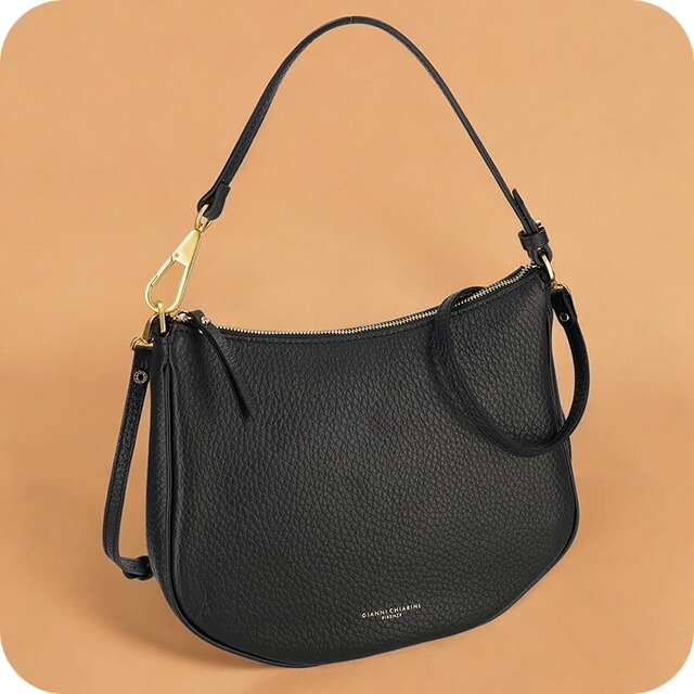 ジャンニキアリーニ ショルダーバッグ レディース ブランド GIANNI CHIARINI BS 10491 TKL ブラック