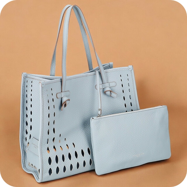 美品 IL BISONTE トートバッグ キャンバス レザー A4収納 底板