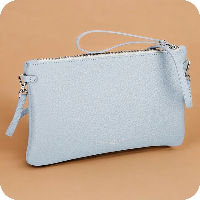 ジャンニキアリーニ ショルダーバッグ レディース ブランド GIANNI CHIARINI BS 3975 RNGDBL ライトブルー