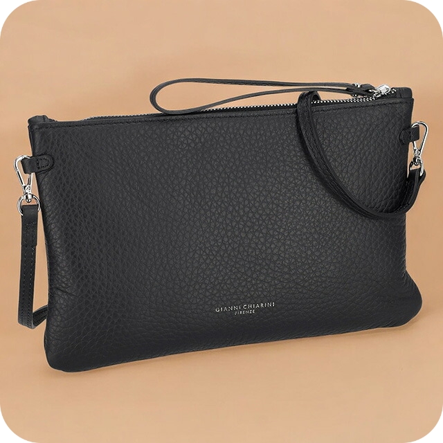 ジャンニキアリーニ ショルダーバッグ レディース ブランド GIANNI CHIARINI BS 3975 RNGDBL ブラック