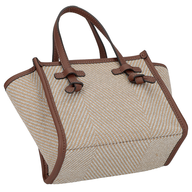 ジャンニキアリーニ ハンドバッグ メンズ レディース ブランド GIANNI CHIARINI BS 8065 SPIGA ブラウン_1