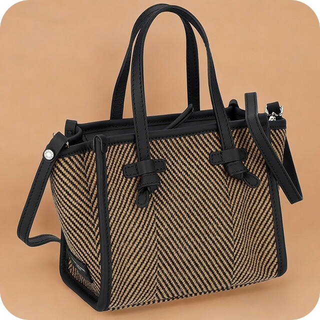 ジャンニキアリーニ ハンドバッグ メンズ レディース ブランド GIANNI CHIARINI BS 8065 SPIGA ブラック