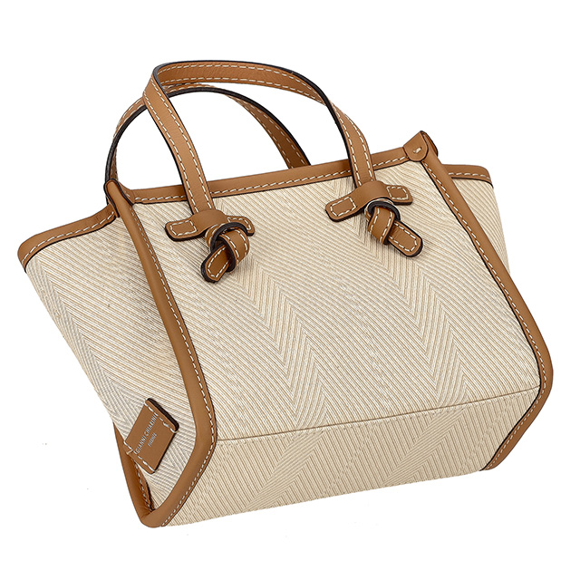 ジャンニキアリーニ ハンドバッグ レディース ブランド GIANNI CHIARINI BS 8065 WNDCHEV ベージュ/ブラウン_1