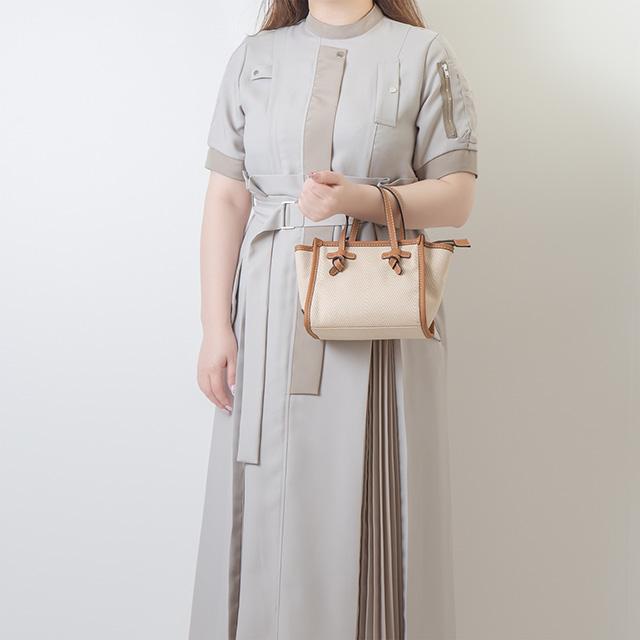 ジャンニキアリーニ ハンドバッグ レディース ブランド GIANNI CHIARINI BS 8065 WNDCHEV ベージュ/ブラウン_2