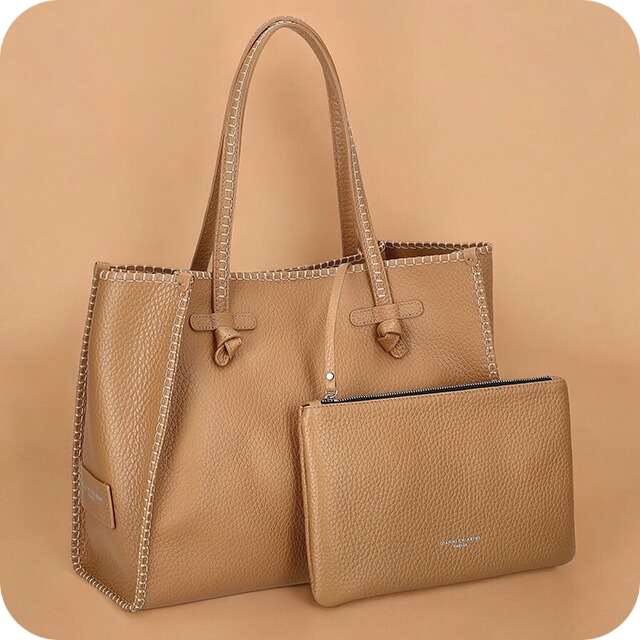 ジャンニキアリーニ トートバッグ レディース ブランド GIANNI CHIARINI BS 9070 CLRSTC ブラウン