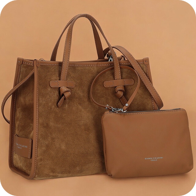 ジャンニキアリーニ トートバッグ レディース ブランド GIANNI CHIARINI BS 9752 CM-PL ブラウン