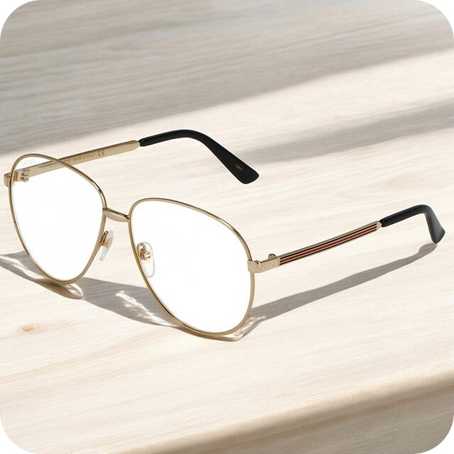 グッチ 眼鏡 メンズ レディース ブランド GUCCI GG0138S ゴールド