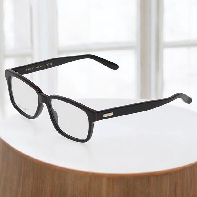 グッチ 眼鏡 メンズ レディース ブランド GUCCI GG0272O ブラックの通販は