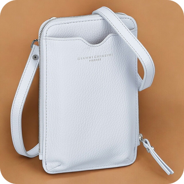 ジャンニキアリーニ ショルダーバッグ レディース ブランド GIANNI CHIARINI PF W5090 GRN ライトブルー