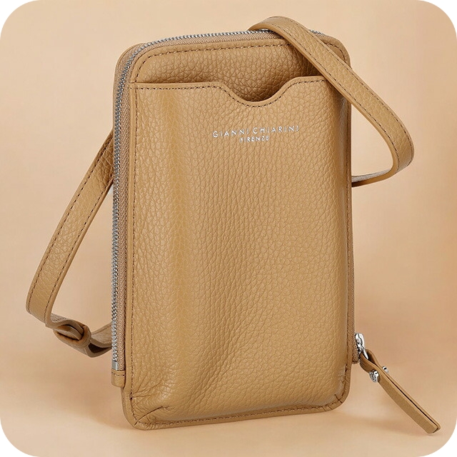 ジャンニキアリーニ ショルダーバッグ レディース ブランド GIANNI CHIARINI PF W5090 GRN ライトブラウン