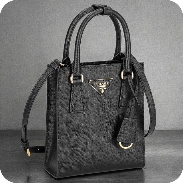 プラダ ハンドバッグ レディース ブランド PRADA レザー 1BA358 ブラック