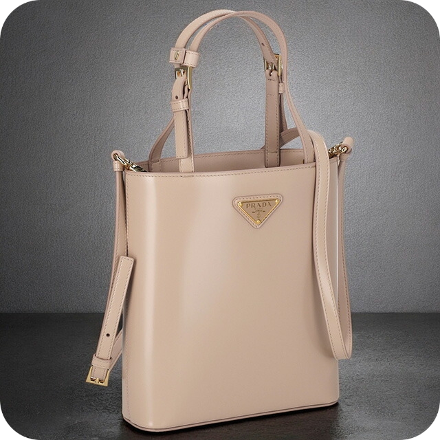 プラダ ハンドバッグ レディース ブランド PRADA レザー 1BA401 ベージュ