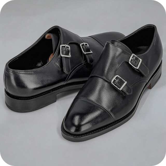 ジョンロブ ビジネスシューズ メンズ ブランド JOHN LOBB レザー 228032L ブラックの通販は