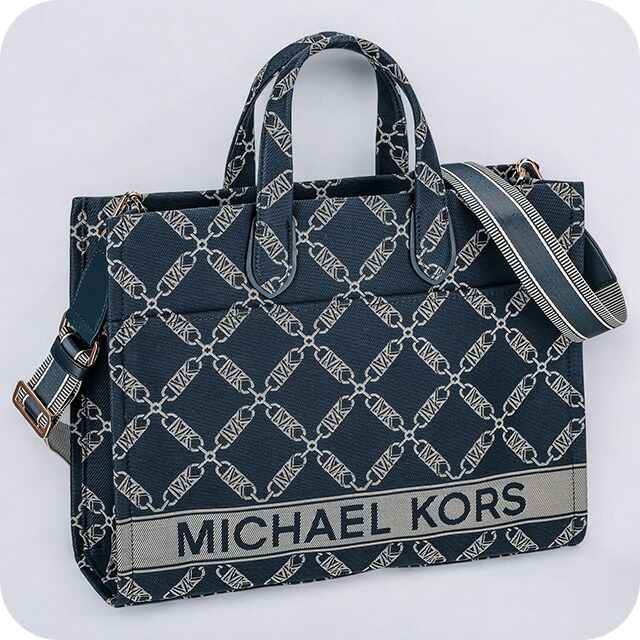 マイケルコース トートバッグ レディース ブランド MICHAEL KORS 30S3G3GT7J ネイビーの通販は