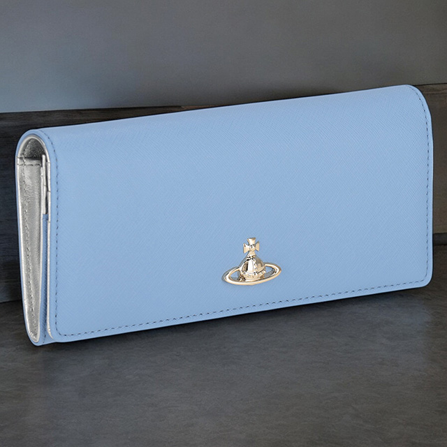 Vivienne Westwood 長財布 ブルー VivienneWestwood美品☆長財布