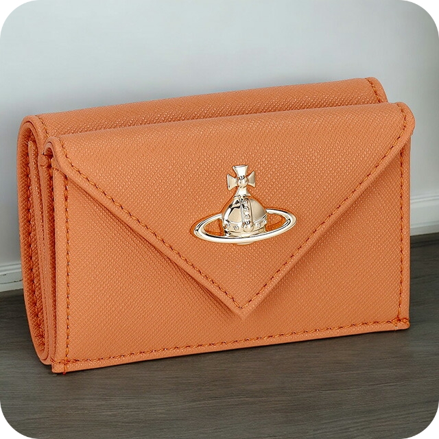 ヴィヴィアン・ウエストウッド 三つ折り財布 レディース ブランド Vivienne Westwood 51010057U オレンジ