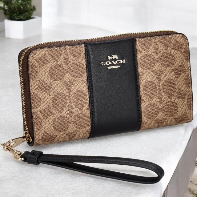 コーチ 長財布 レディース ブランド COACH CW947 ブラウン ウォレット 高級 おしゃれ プレゼント 実用的の通販は