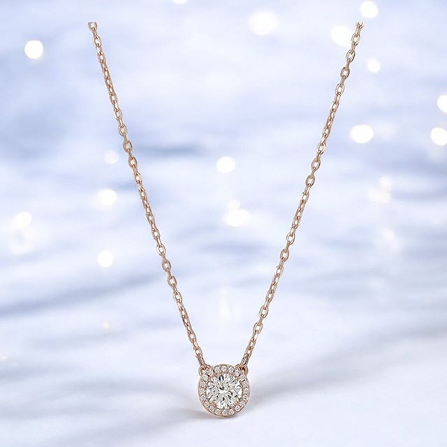 スワロフスキー ネックレス レディース ブランド SWAROVSKI 5648990 ピンクゴールド
