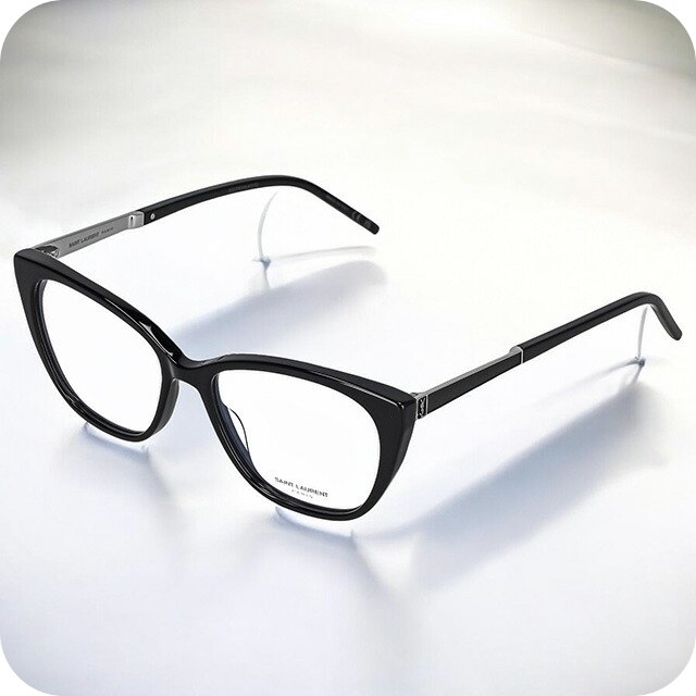 サンローラン 眼鏡 レディース ブランド SAINT LAURENT SL M72 ブラック