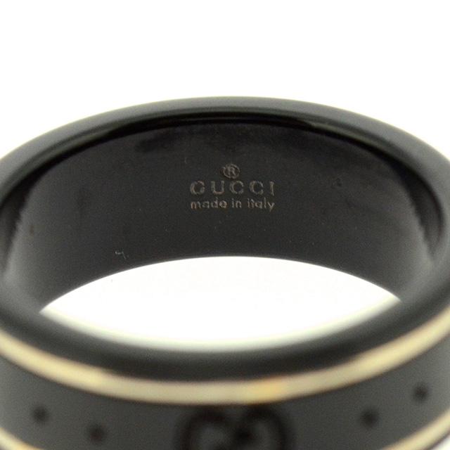 グッチ リング メンズ レディース ブランド GUCCI 225985-I19A1 ブラック_3