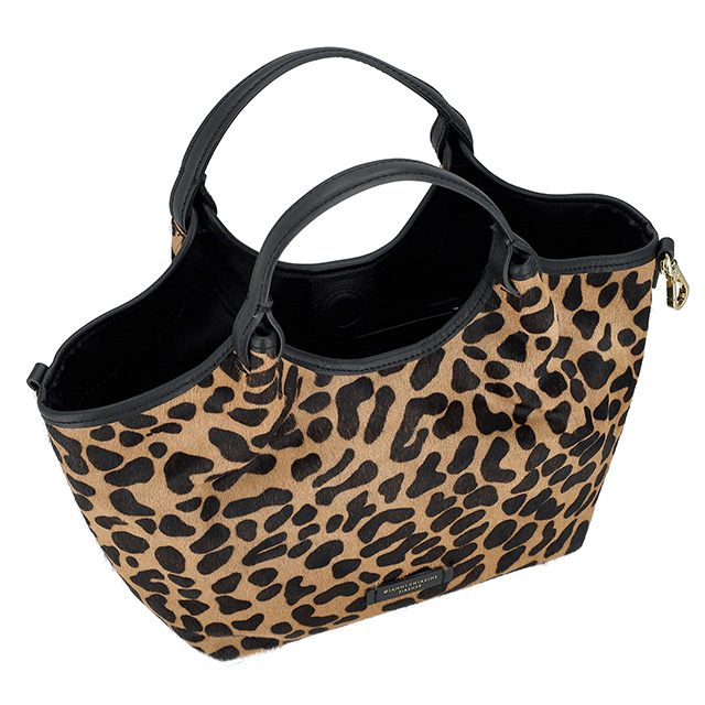 ジャンニキアリーニ ハンドバッグ レディース ブランド GIANNI CHIARINI レザー BS 11109 HORSY ブラウン/レオパード 軽量 小さめ 手提げ 高級 おしゃれ プレゼント 女性 実用的 かわいい_4