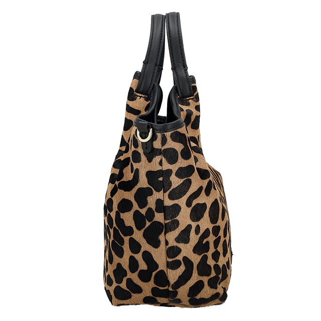 ジャンニキアリーニ ハンドバッグ レディース ブランド GIANNI CHIARINI レザー BS 11109 HORSY ブラウン/レオパード 軽量 小さめ 手提げ 高級 おしゃれ プレゼント 女性 実用的 かわいい_5