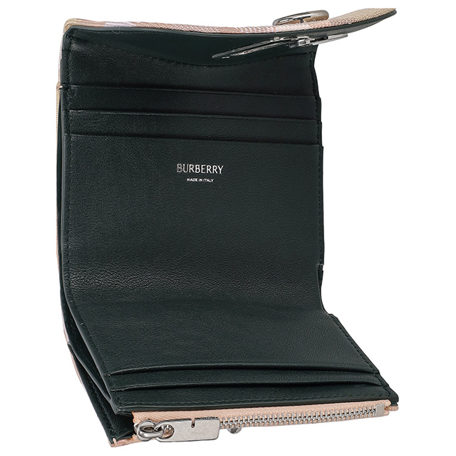 バ−バリ− 三つ折り財布 レディース ブランド BURBERRY 8081785 ピンク ウォレット 高級 おしゃれ プレゼント 実用的_2