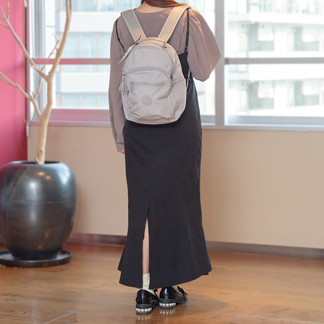 キプリング リュック レディース ブランド Kipling KI408289L グレーグリス 旅行 高級 おしゃれ プレゼント 女性 実用的 かわいい_2