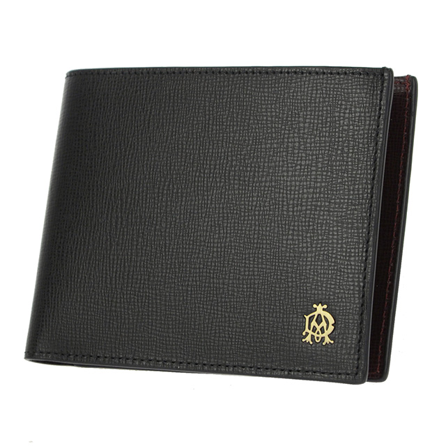 ダンヒル 二つ折り財布 メンズ ブランド dunhill レザー L2S832A ブラック ウォレット 高級 おしゃれ プレゼント 実用的_1