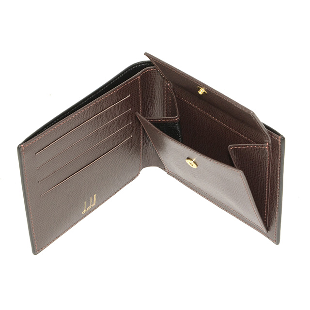 ダンヒル 二つ折り財布 メンズ ブランド dunhill レザー L2S832A ブラック ウォレット 高級 おしゃれ プレゼント 実用的_4