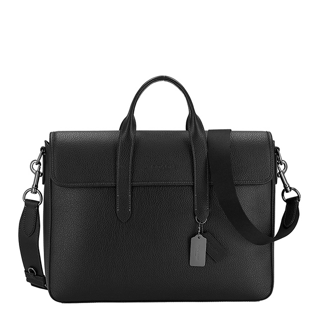 コーチ ブリーフケース メンズ ブランド COACH C9875 QB BK ブラック 軽量 A4 ノートpc ブランド 高級 おしゃれ プレゼント 男性 実用的 かっこいい_2