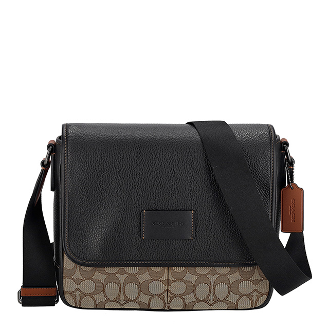 コーチ ショルダーバッグ メンズ ブランド COACH CE534 QBV1R カーキ/ブラックマルチ 斜めがけ ブランド 高級 おしゃれ プレゼント 男性 実用的 かっこいい_1