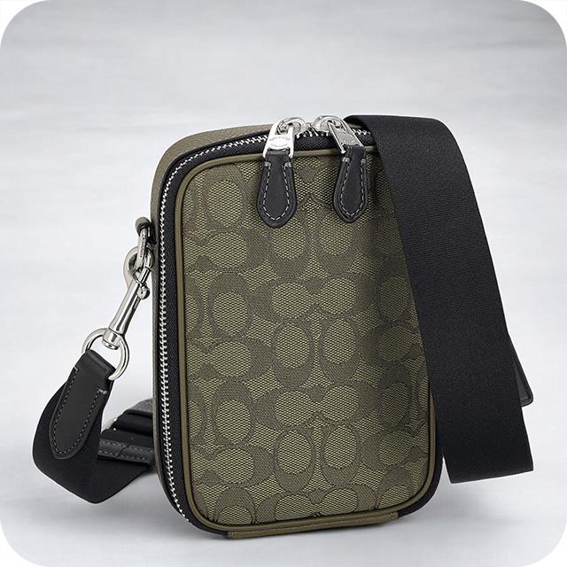コーチ ショルダーバッグ メンズ ブランド COACH CH097 SVVFE オリーブドラブ/ユーティリティグリーン 斜めがけ ブランド 高級 おしゃれ プレゼント 男性 実用的 かっこいい