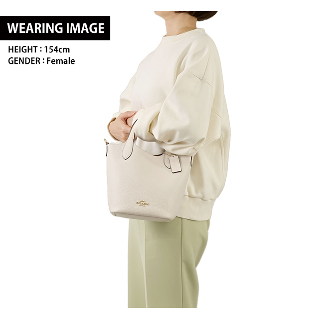 コーチ ハンドバッグ レディース ブランド COACH レザー CR168 IMCHK ホワイト 軽量 小さめ 手提げ 高級 おしゃれ プレゼント 女性 実用的 かわいい_8