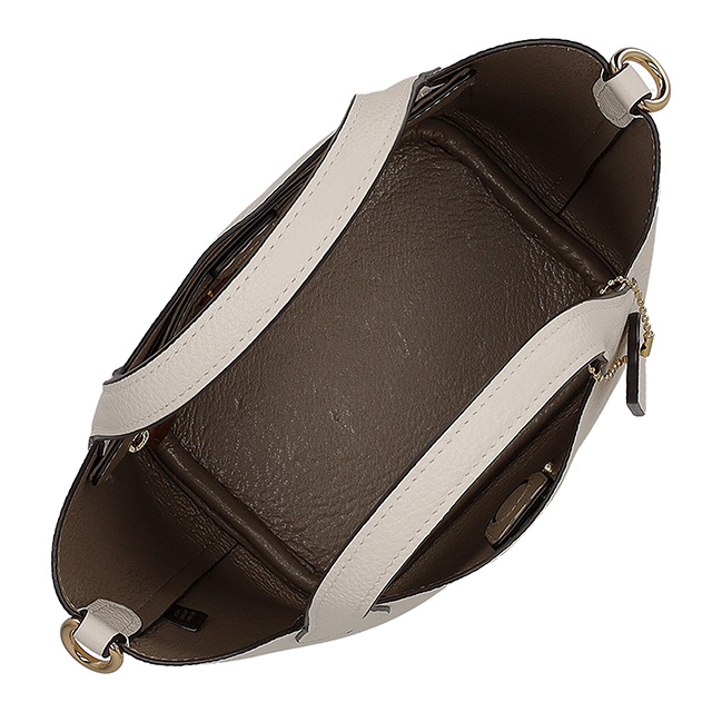 コーチ ハンドバッグ レディース ブランド COACH レザー CR168 IMCHK ホワイト 軽量 小さめ 手提げ 高級 おしゃれ プレゼント 女性 実用的 かわいい_3
